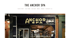 Desktop Screenshot of anchorspa.com